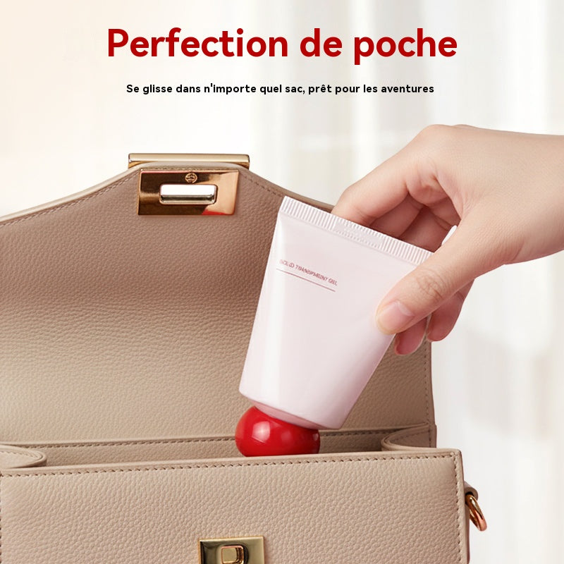 Gel adhésif solide pour faux ongles à coller