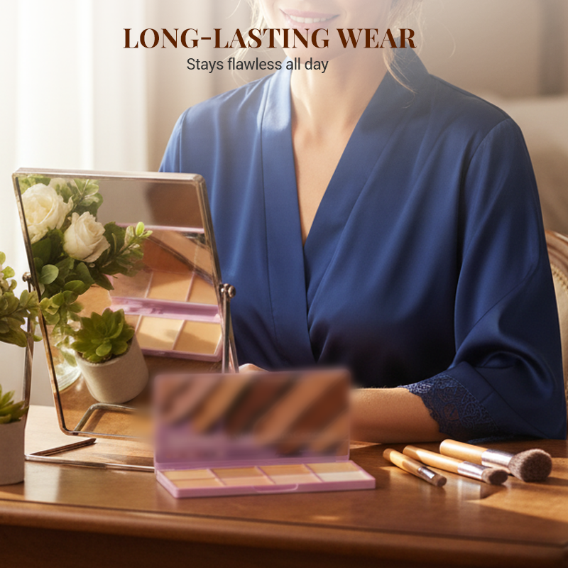 ⏳Spécial à durée limitée⏰Palette de 8 correcteurs crème matifiants doux🎨