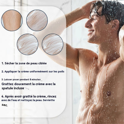🧴 ACHETEZ-EN 1, OBTENEZ-EN 1 GRATUITEMENT ! ✨ Crème dépilatoire à action rapide BARUBT™ pour hommes – Peau lisse, sans irritation et formule nourrissante 🌿