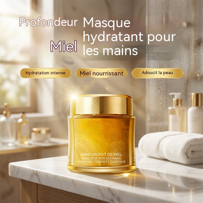 Masque mains hydratant et nourrissant au miel